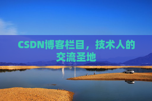 CSDN博客栏目，技术人的交流圣地